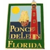 LIGHTHOUSE PINS PONCE DE LEON FLORIDA PIN HAT, LAPEL PIN
